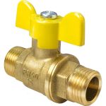 Шаровой кран для газа VALFEX 1/2"" НР/НР ручка-бабочка, латунный 11Б27фтМ VF.279.LB3.012.Bir (артикул 23242929) – фото 1