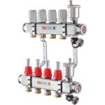 Valtec Коллекторная группа НЕРЖАВЕЙКА со встр. расх. в сборе, 1x9 вых. VTc.586.emnx.0609 (артикул 15637956) – фото 1
