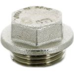 Заглушка H 1/2 никелированная Uni-Fitt 608N2000 (артикул 15615071) – фото 1