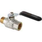 Шаровый кран VALTEC PERFECT, стальная рукоятка 1/2 вн.-нар. VT.315.N.04 (артикул 16007073) – фото 1
