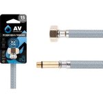 Гибкая подводка для воды AV Engineering nylon Lt иголка М10 длинная - гайка 1/2" 80 см AVE21080 (артикул 23414391) – фото 1