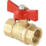 Шаровый кран VALTEC СТАНДАРТ, рукоятка бабочка 3/4, вн.-вн. VT.122.G.05 (артикул 16007183) – фото 1
