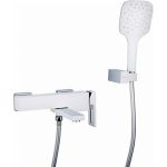 Смеситель для ванны Gappo G3217-8 белый, хром 544089 (артикул 21734824) – фото 1