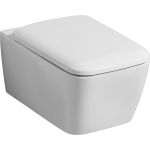 Подвесной унитаз GEBERIT iCon Square Rimfree безободковый, 6л, глубина 540 мм 201950000 00068185 (артикул 16410706) – фото 1