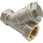 Сетчатый фильтр для воды VALFEX 3/4"" ВР/ВР латунный, под пломбу, никелированный 46Б5фт1 VF.192.LN0.034.Bir (артикул 23243019) – фото 1