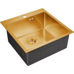 EMAR Мойка универсального монтажа EMB-116 PVD Nano Golden (артикул 16415058) – фото 1