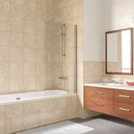 Vegas-Glass Шторка на ванную профиль глянцевый хром стекло прозрачное EV LUX 75 08 01 R (артикул 18397009) – фото 1