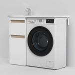 Напольная база под столешницу над стиральной машиной AM.PM X-Joy 40 см M85AFSX0402WG (артикул 20224426) – фото 1