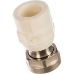 Соединитель PPR с накидной гайкой для перехода на евроконус Valtec VTp.708E.0.02005 (артикул 15637498) – фото 1