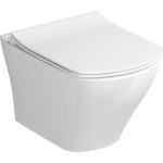 RAVAK Унитаз подвесной CLASSIC RimOFF безободковый белый X01671 (артикул 16536214) – фото 1