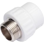 Комбинированная муфта VALFEX PP-R белая, 20х3/4 дюйма НР 10130120 127-0239 (артикул 16164333) – фото 1