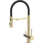 Смеситель для кухни IDDIS Ace с фильтром и гибким изливом, матовое золото ACEMGFFi05 (артикул 24617715) – фото 1