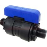 Компрессионный шаровой кран VALFEX ПНД НР/НР резьба разборный 3/4"-3/4"Ду16 1210216034034 (артикул 20764275) – фото 1