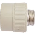 Муфта комбинированная с наружной резьбой VALFEX PP-R серая, 32 мм х3/4"" 10130132Г 127-0363 (артикул 16226124) – фото 1