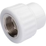 Комбинированная муфта VALFEX PP-R белая, 20х3/4 дюйма ВР 10129120 127-0233 (артикул 16164351) – фото 1