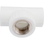 Комбинированный тройник VALFEX PP-R белый, 25х3/4 дюйма ВР 10127025 127-0518 (артикул 16164373) – фото 1