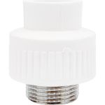 Комбинированная муфта PPRC MeerPlast Дн25x25 Ру25 белая наружная резьба D200-00445 (артикул 20531548) – фото 1