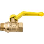 Шаровой кран для газа VALFEX 1/2"" ВР/НР ручка-рычаг, латунный 11Б27фтМ VF.272.LR3.012.Bir (артикул 23242911) – фото 1