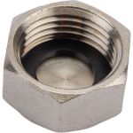 Латунная заглушка DOUBLE-LIN резьбовая с прокладкой в/р - 1/2" LL6163 (1/2") (артикул 21530962) – фото 1