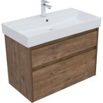 Тумба Aquanet Nova Lite 85 2 ящика (SLIM SYNERGY) дуб рустикальный (249954) 00249954 (артикул 21613570) – фото 1