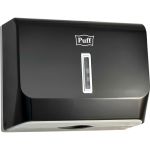 Диспенсер бумажных полотенец Puff черный, ABS-пластик 5130Bl 1402.004 (артикул 23264757) – фото 1