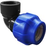 Компрессионный отвод VALFEX ПНД, с внутренней резьбой, 32x1/2"" 1210012332012 (артикул 20764659) – фото 1