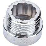 Хромированный удлинитель STOUT 3/4X10 RG008Q0O7BGDDQ (артикул 16053183) – фото 1