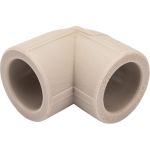 Угольник VALFEX PP-R серый, 20 мм, 90 градусов 10108020Г 127-0474 (артикул 16226223) – фото 1