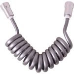 Спиральный душевой шланг RavSlezak 150 см, 1/2f x 1/2f, пластик, серый PH1510 (артикул 24603201) – фото 1