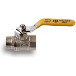 Шаровой кран для газа AQUALINK 1/2 вн-нар ручка 7104 (артикул 17359740) – фото 1
