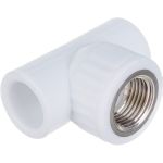 Комбинированный тройник VALFEX PP-R белый, 20х1/2 дюйма ВР 10127020 127-0515 (артикул 16164270) – фото 1