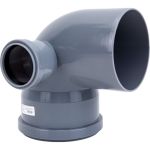 Универсальный отвод VALFEX 110/50x87.5, левый-правый, внутренняя канализация 23123150 (артикул 21203332) – фото 1