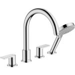 Смеситель на край ванны Hansgrohe Vernis Shape на 4 отверстия, хром 71459000 (артикул 19284654) – фото 1