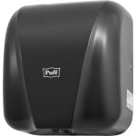 Электросушитель для рук Puff 8885 антивандальный, черный, 1.8 кВт 1401.393 (артикул 16440116) – фото 1