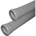 Труба VALFEX OPTIMA ф110, с раструбом, L=0.5 м, внутренняя канализация, толщина стенки 2.2 211100050 (артикул 21202858) – фото 1