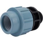 Муфта ПНД компрессионная с наружной резьбой (32 ммx1") AV Engineering AVE1063201 (артикул 22938999) – фото 1