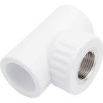 Комбинированный тройник VALFEX PP-R белый, 32х3/4 дюйма ВР 10127132 127-0519 (артикул 16164170) – фото 1