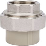 Комбинированная муфта VALFEX PP-R серая, разъем 32х1 дюйма ВР 10155025Г 127-0336 (артикул 16164176) – фото 1