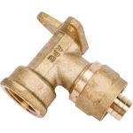 Настенный угольник с креплением STOUT 1/2х16 SFS-0008-001216 (артикул 16053077) – фото 1