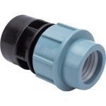 Муфта ПНД компрессионная с внутренней резьбой (32 ммx1 1/4") AV Engineering AVE10532114 (артикул 22938189) – фото 1
