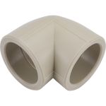 Угольник VALFEX PP-R серый, 63 мм, 90 градусов 10108063Г 127-0479 (артикул 16226272) – фото 1