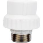 Комбинированная муфта VALFEX PP-R белая, под ключ 50х1 1/2 дюйма НР 10135050 127-0253 (артикул 16164203) – фото 1