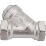 Сетчатый фильтр для газа VALFEX 3/4" ВР/ВР латунный под пломбу никелированный 46Б5фт VF.193.LN0.034.Bir (артикул 23243031) – фото 1