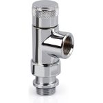 Вентиль на обратку осевой SR Rubinetterie Tondera 1/2"", запорный, цвет хром 0671-1500C000 (артикул 23257983) – фото 1