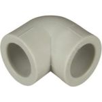 Угольник VALFEX PP-R серый, 40 мм, 90 градусов 10108040Г 127-0477 (артикул 16226238) – фото 1