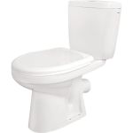 Унитаз-компакт Santek Анимо косой выпуск, 2 режима, сиденье DP 1WH302134 441390 (артикул 16217776) – фото 1