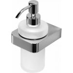 Дозатор для мыла с держателем Aquanet 5781-1 стекло, хром 00187076 (артикул 16357971) – фото 1