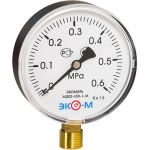 Манометр ЭКО-М Экомера МД02-100 мм 0..0,6МПа М20x1,5 (Эконом) МД02-100-М-0,6МПа-ЭИ (артикул 22779879) – фото 1
