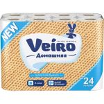 Туалетная ролевая бумага VEIRO Домашняя 1С224 (артикул 26207807) – фото 1