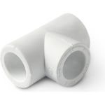 Тройник PRO AQUA PP-R белый 20 мм PA14008Pb (артикул 15791884) – фото 1